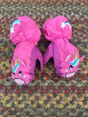 Kids Pink Unicorn Mittens KOMBI XL Imaginary Friends